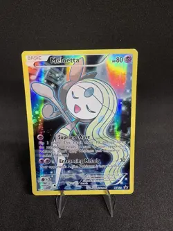 Meloetta - XY120 - Full Art Holo - XY Black Star Promo - Pokemon Card - LP - Image 1