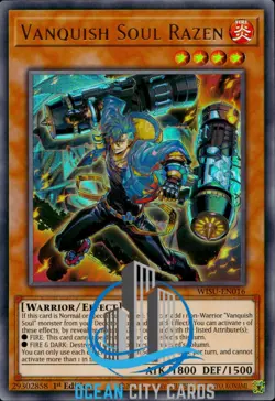 Yugioh Vanquish Soul Razen WISU-EN016 Ultra Rare 1st Edition - Image 1