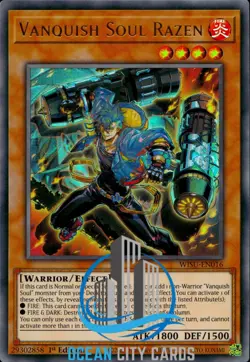 Yugioh Vanquish Soul Razen WISU-EN016 Ultra Rare 1st Edition - Image 3
