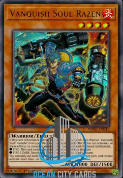 Yugioh Vanquish Soul Razen WISU-EN016 Ultra Rare 1st Edition - Image 5