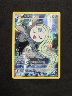 Pokemon TCG Meloetta XY120 Black Star Promo Full Art Illustration Rare LP - Image 1