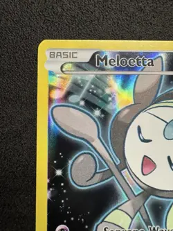 Pokemon TCG Meloetta XY120 Black Star Promo Full Art Illustration Rare LP - Image 2
