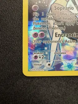 Pokemon TCG Meloetta XY120 Black Star Promo Full Art Illustration Rare LP - Image 4