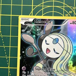 Pokemon TCG XY Promo Meloetta full art holo XY120 - Image 3