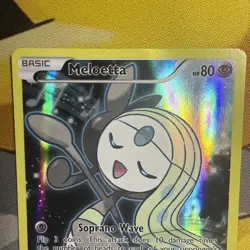 Pokemon TCG XY Promo Meloetta Full Art Holo XY120 - Image 3