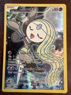 Pokemon TCG Meloetta Black Star Promo XY120 Full Art Ultra Rare Holo - Image 1