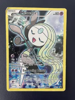 Pokemon TCG Meloetta Black Star Promo XY120 Full Art - Image 1