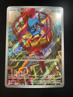 Pokemon TCG Riolu Illustration Black Star Promo 010 NM - Image 1