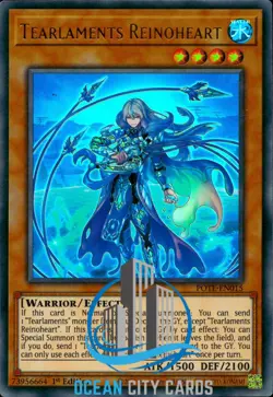 Yugioh Tearlaments Reinoheart POTE-EN015 Ultra Rare 1st Edition - Image 1