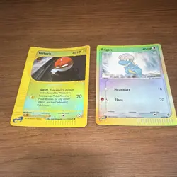 Nintendo Pokemon TCG EX Reverse Holo 2-Card Lot Voltorb 115/147 Bagon 49/97 - Image 2