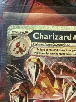 Pokemon TCG Charizard EX 196 SV Scarlet & Violet Star Promo Holo Card - Image 3