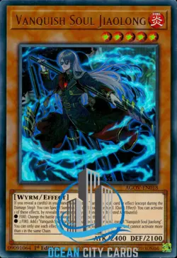 Yugioh AGOV-EN018 Vanquish Soul Jiaolong Ultra Rare 1st Edition - Image 5