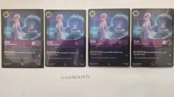 Lorcana Elsa - Exploring the Unknown 22/P3 Promo Card Foil x 4 - Image 1