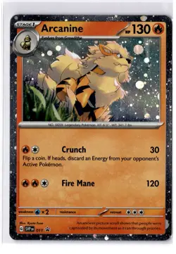 LP/HP - Arcanine 011 Promo SV: Scarlet & Violet Promo Cards - Image 1