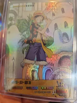 Monkey D Luffy One Piece Trading Card #OP-DR-FM01-067 Holo Foil - Image 4