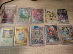 10 Pokemon Card Lot Lugia, Crocalor, Machamp, Pikachu, Meditite - Image 1