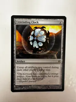 Unwinding Clock *New Phyrexia* MTG Magic the Gathering OTHER CARDS SHIP FREE - Image 1