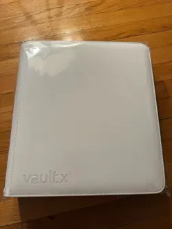 Vault X White Edition 12 Pocket Exo-Tec Zip Binder - BRAND NEW - VaultX - Image 1