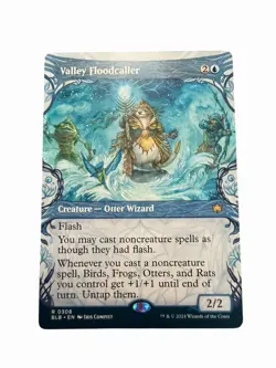 Magic the Gathering Valley Floodcaller Showcase Bloomburrow Regular Card 308 - Image 1