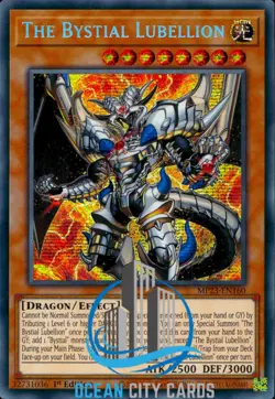 Yugioh The Bystial Lubellion MP23-EN160 Secret Rare Near Mint 1st Edition - Image 1