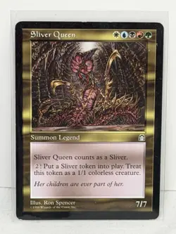 Sliver Queen Rare Stronghold 1998 MTG Magic The Gathering - Image 1