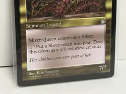Sliver Queen Rare Stronghold 1998 MTG Magic The Gathering - Image 3