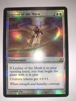 Leyline of the Meek MTG Guildpact 10/165 Rare Foil NM - Image 1
