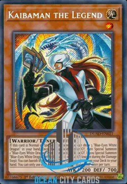 Yugioh Kaibaman the Legend DUAD-EN021 Secret Rare Near Mint 1st Edition - Image 1