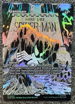 Reanimate (Borderless) 0020 Foil - Marvel Universe Eternal-Legal (MAR) - Image 1