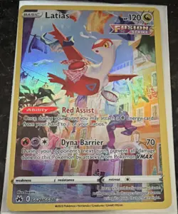 Pokemon TCG Latias Crown Zenith Galarian Gallery GG20/GG70 Holo UR HP 120 NM+ - Image 1