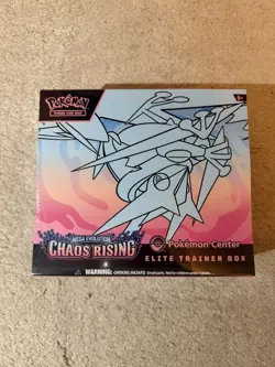 Pokemon TCG Chaos Rising Pokemon Center ETB Elite Trainer Box - Sealed and New - Image 1