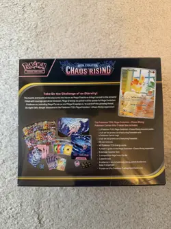 Pokemon TCG Chaos Rising Pokemon Center ETB Elite Trainer Box - Sealed and New - Image 2