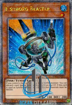 Yugioh Fishborg Blaster RA03-EN225 Quarter Century Secret Rare 1st Ed - Image 3