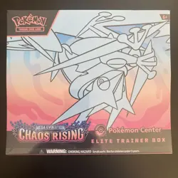 Pokemon TCG Chaos Rising Pokemon Center PC ETB Elite Trainer Box NEW - SEALED - Image 1