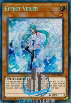 Yugioh RA01-EN003 Effect Veiler Secret Rare 1st Edition - Image 1