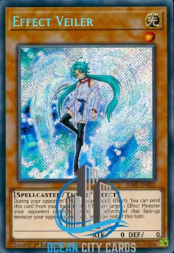 Yugioh RA01-EN003 Effect Veiler Secret Rare 1st Edition - Image 3