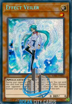 Yugioh RA01-EN003 Effect Veiler Secret Rare 1st Edition - Image 5