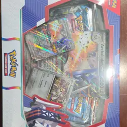 Pokemon TCG Surging Sparks Sealed Box Set Reshiram & Archauldon Jumbo Cards - Image 1