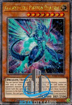 Yugioh Galaxy-Eyes Photon Dragon Quarter Century Secret Rare RA04-EN008 - Image 1