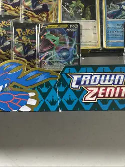Pokemon TCG: Crown Zenith Sea & Sky Premium Collection Box 14 Packs New *Damage* - Image 2