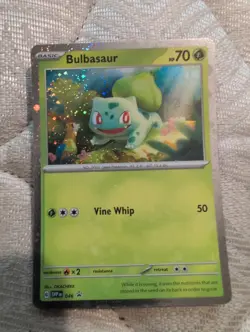Bulbasaur #46 (Cosmo Foil) Scarlet & Violet Promo Cards Pokemon NM - Image 1