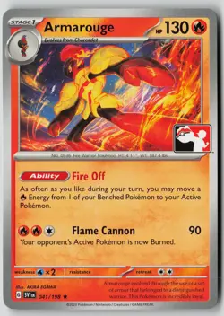 Pokemon TCG Prize Pack Series Cards #041/198 Armarouge - Image 1