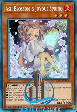 Yugioh Collector's Rare RA04-EN025 Ash Blossom & Joyous Spring 1st Ed - Image 1