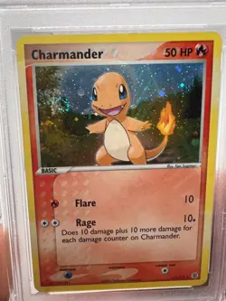 Charmander Holo FireRed LeafGreen PSA 9 Swirl Pokemon EX Era - Image 3