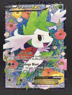 Shaymin EX Pokemon Black & White Legendary Treasures Radiant Collection #RC21 - Image 1