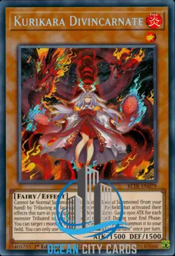 Yugioh Kurikara Divincarnate BLTR-EN079 Secret Rare 1st Edition - Image 1