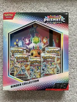 Pokemon TCG Scarlet & Violet Prismatic Evolutions Binder Collection New & Sealed - Image 1