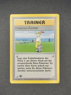 Pokemon GERMAN Base Set 1st Edition Pokemon-Zuchter (Pokemon Breeder) 76/102 NM! - Image 1