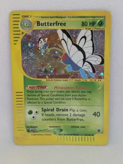 Butterfree 005/165 Expedition Base Set Holo Ultra Rare Pokemon TCG Nintendo LP - Image 1