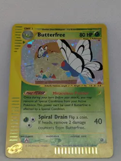Butterfree 005/165 Expedition Base Set Holo Ultra Rare Pokemon TCG Nintendo LP - Image 3